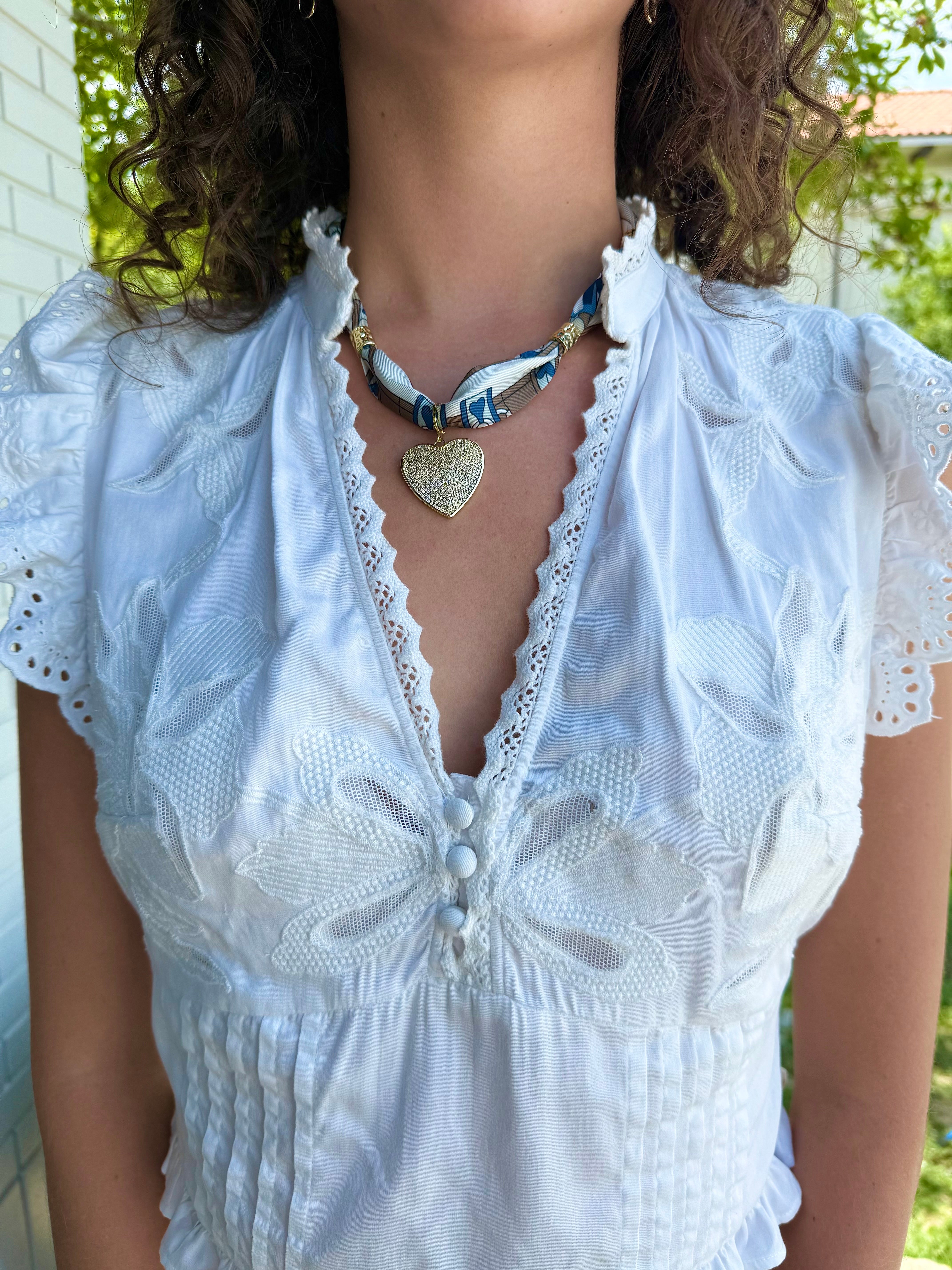 Georgia Scarf Necklace