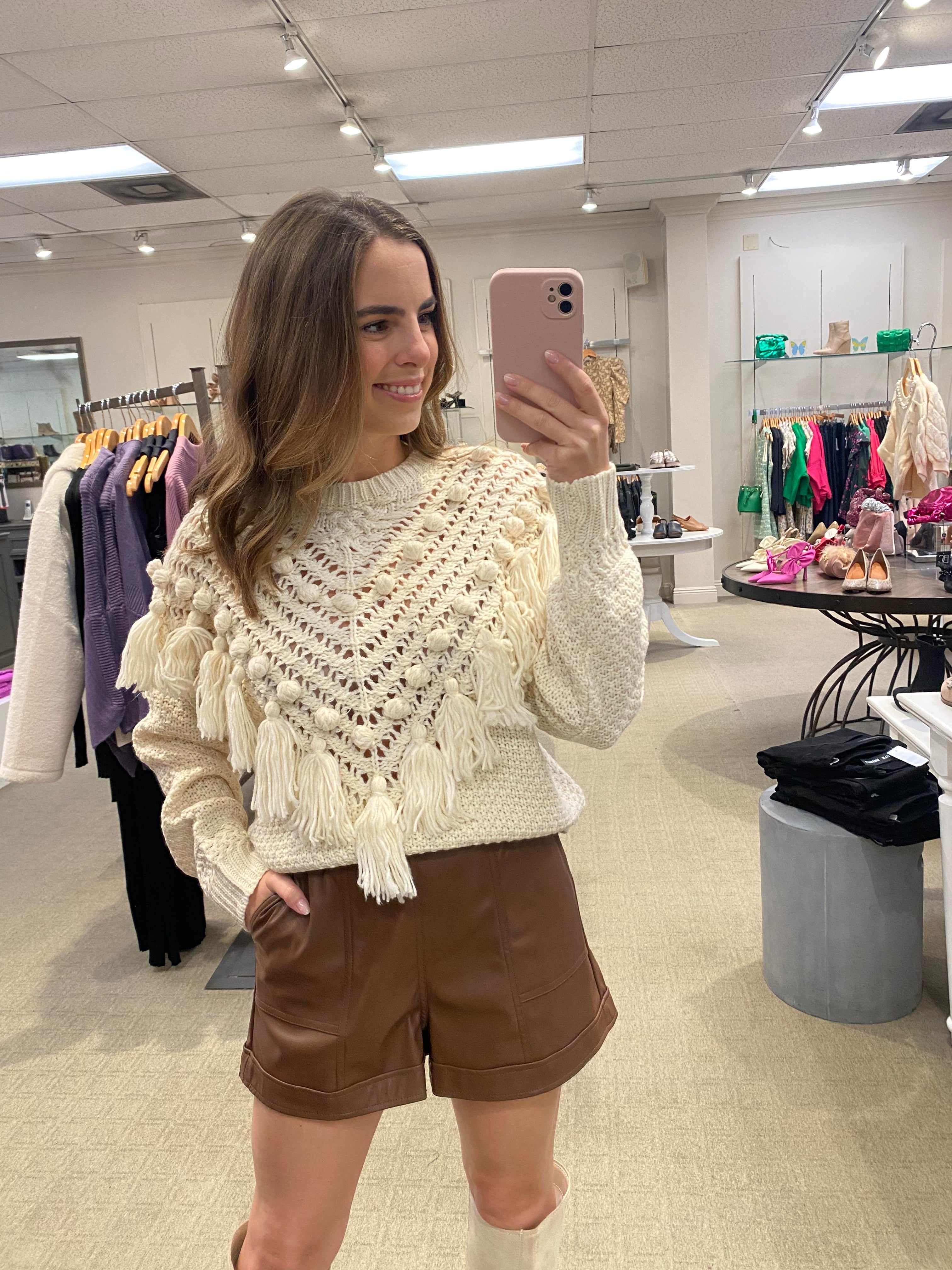 Pom Pom Sweater