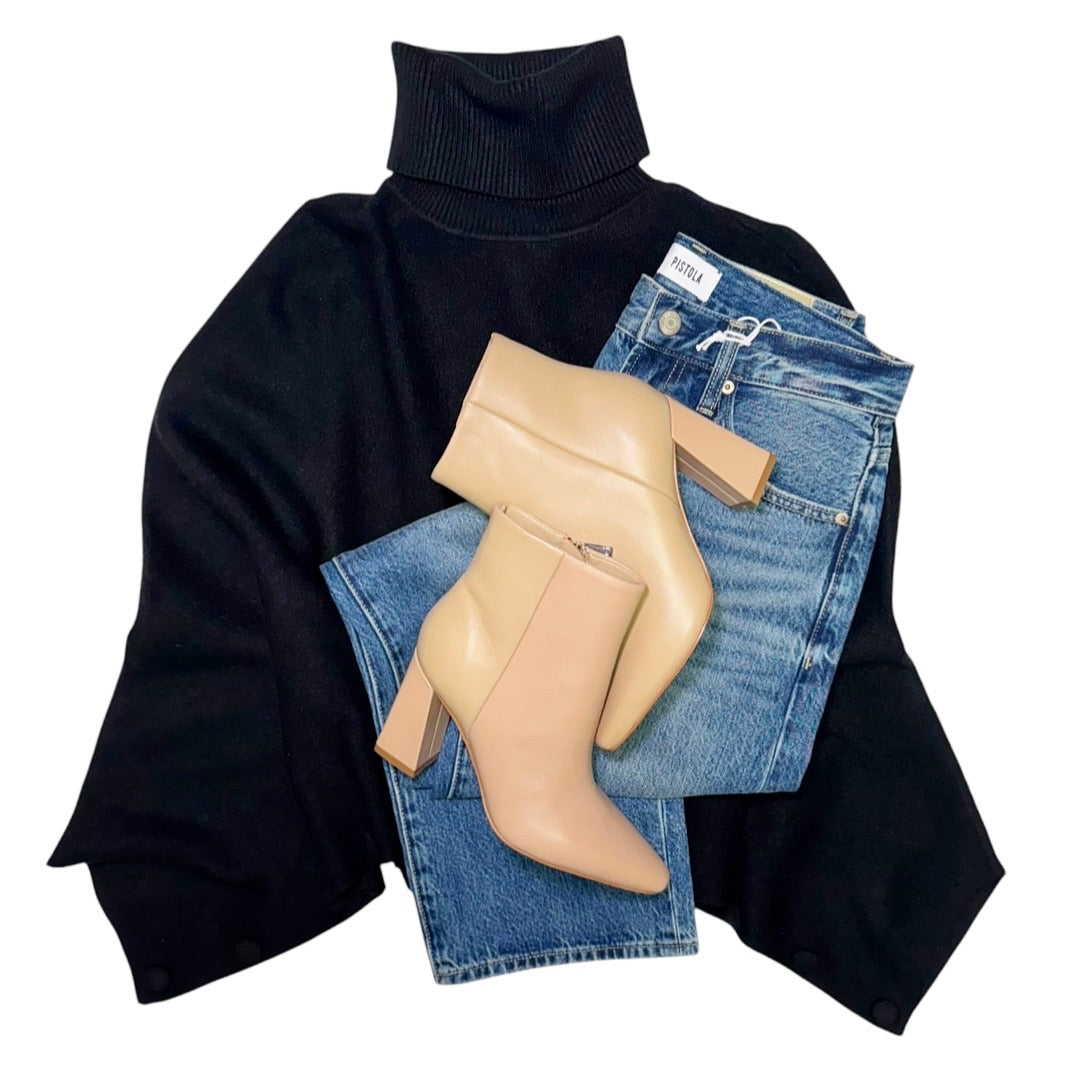 Safia Raglan Sweater Black