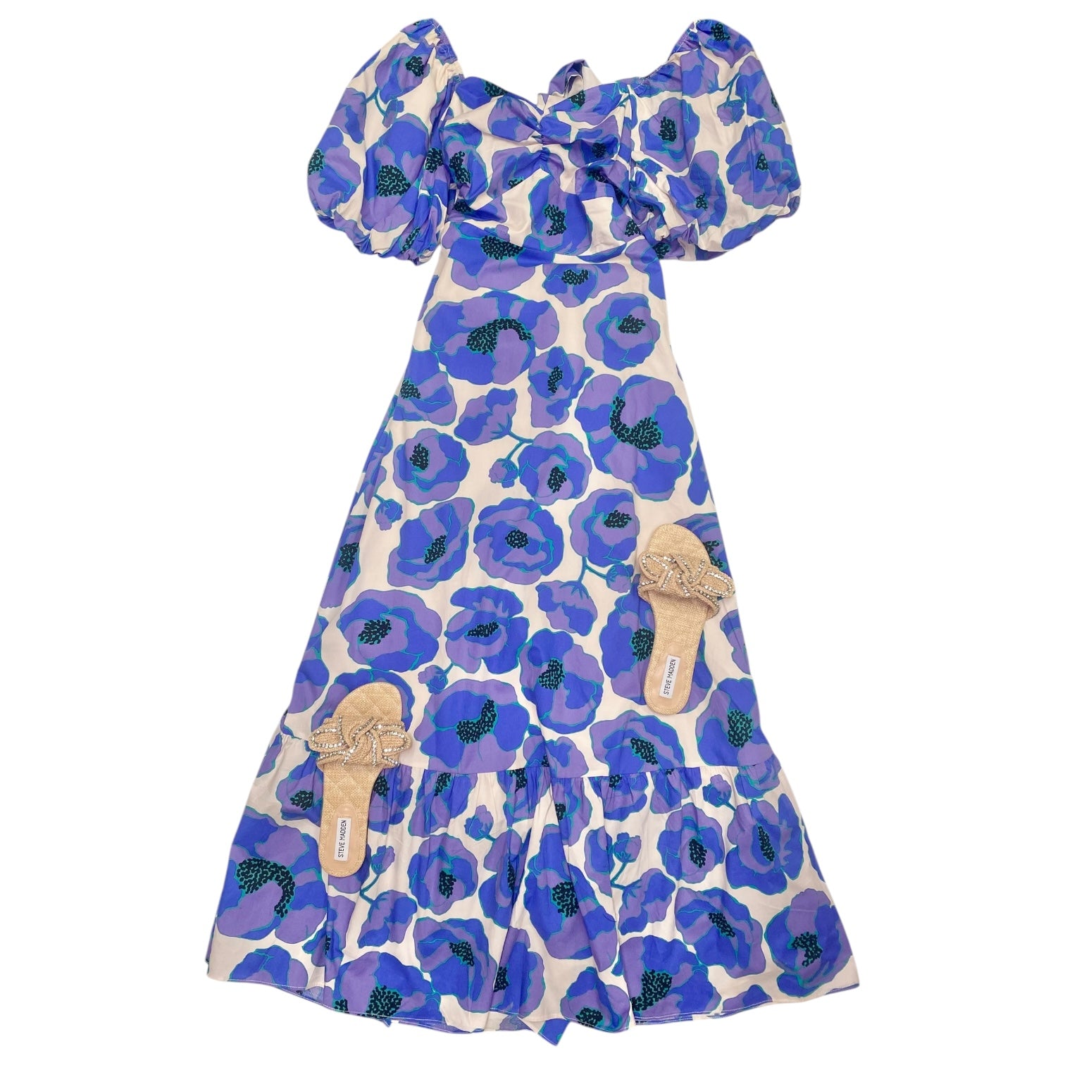 Juniper Dress Blue/White