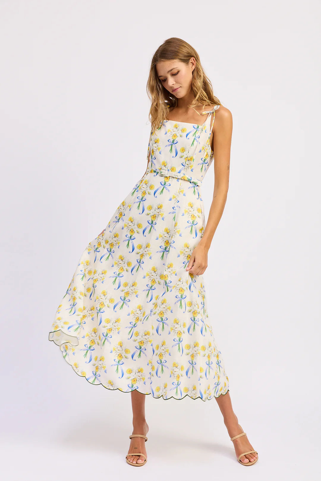 Audrey Maxi Dress Blue Multi