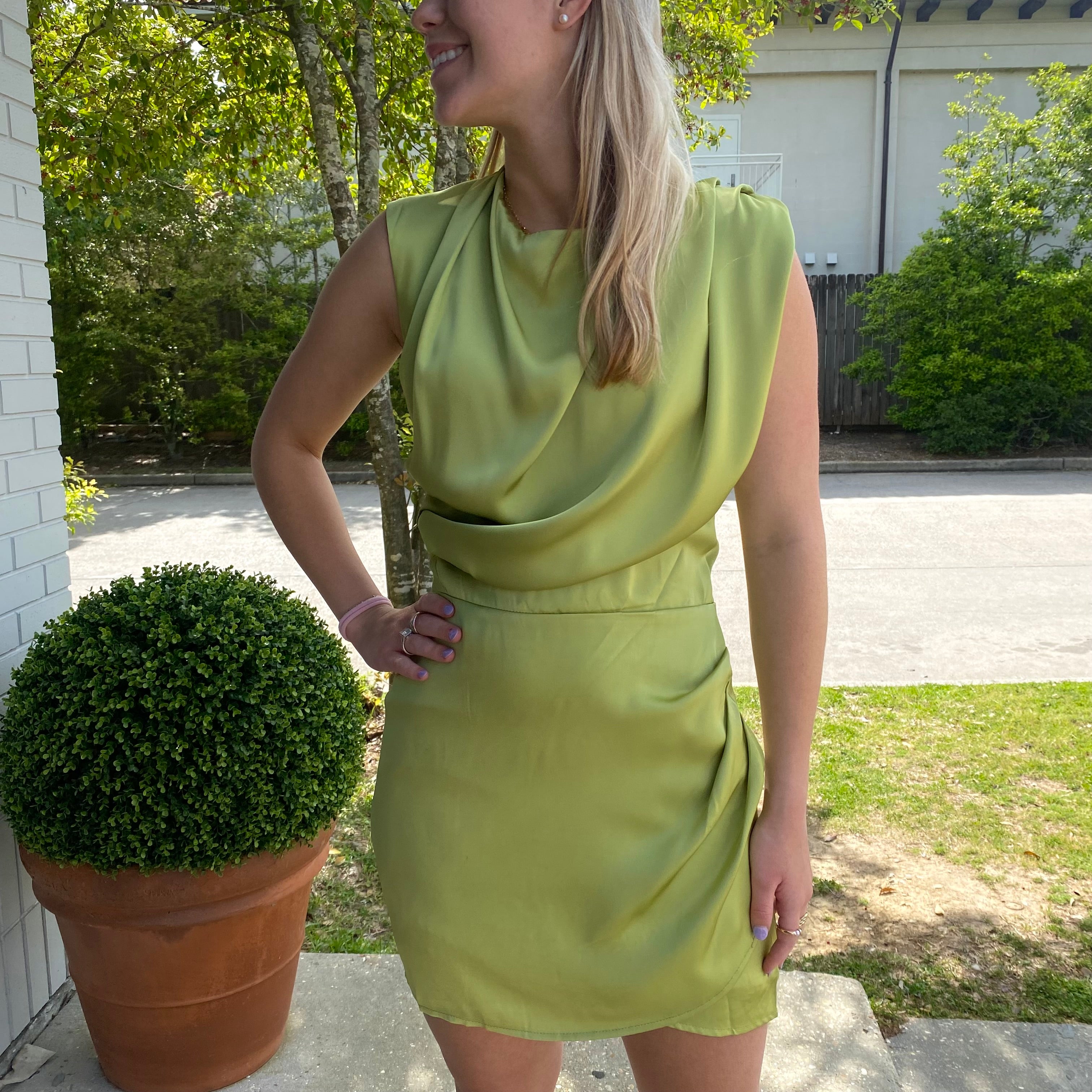 Malynn Dress Green