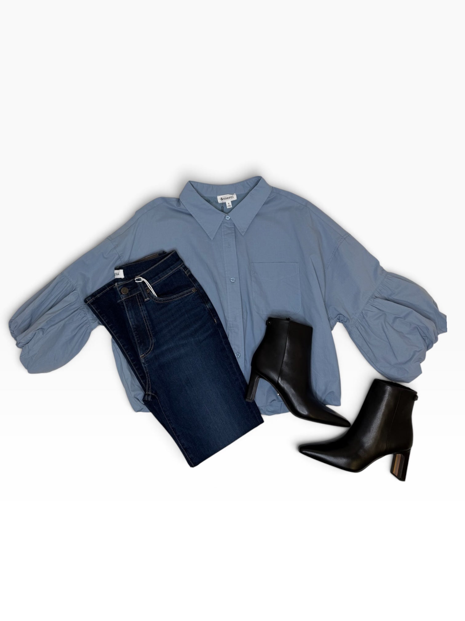 Hartley Top Cornflower Blue