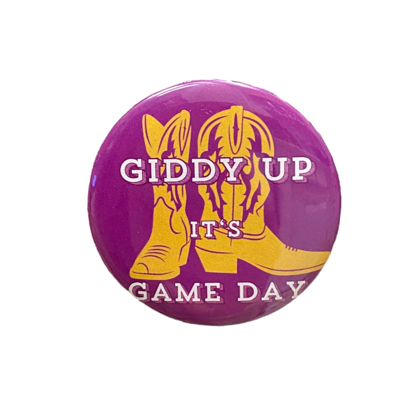 Giddy Up Gameday Pin