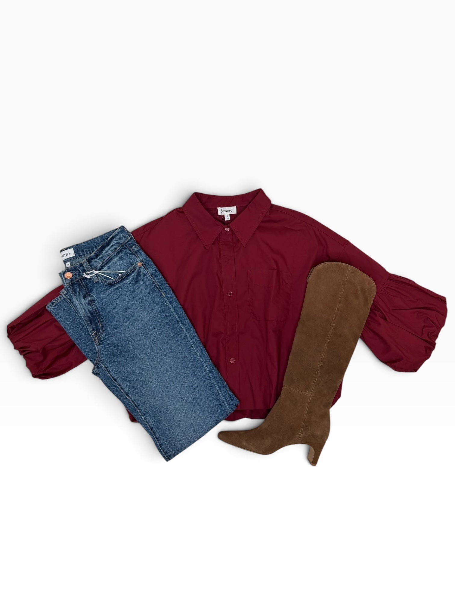 Hartley Top Burgandy