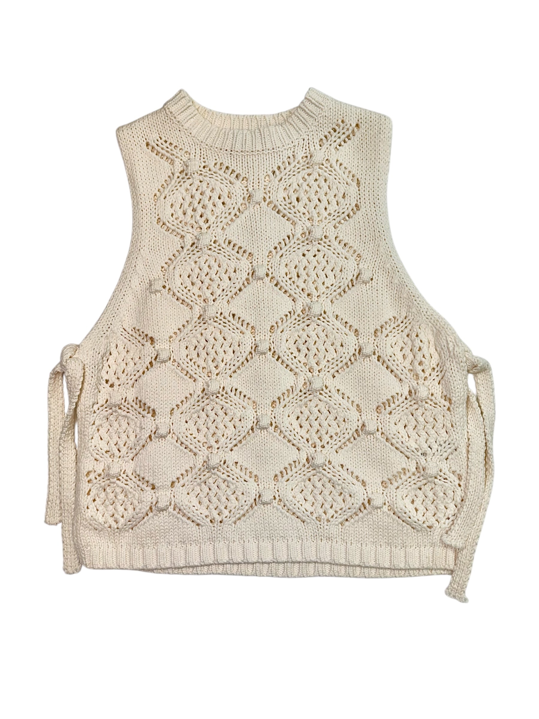 Provence Side Tie Sweater Sand