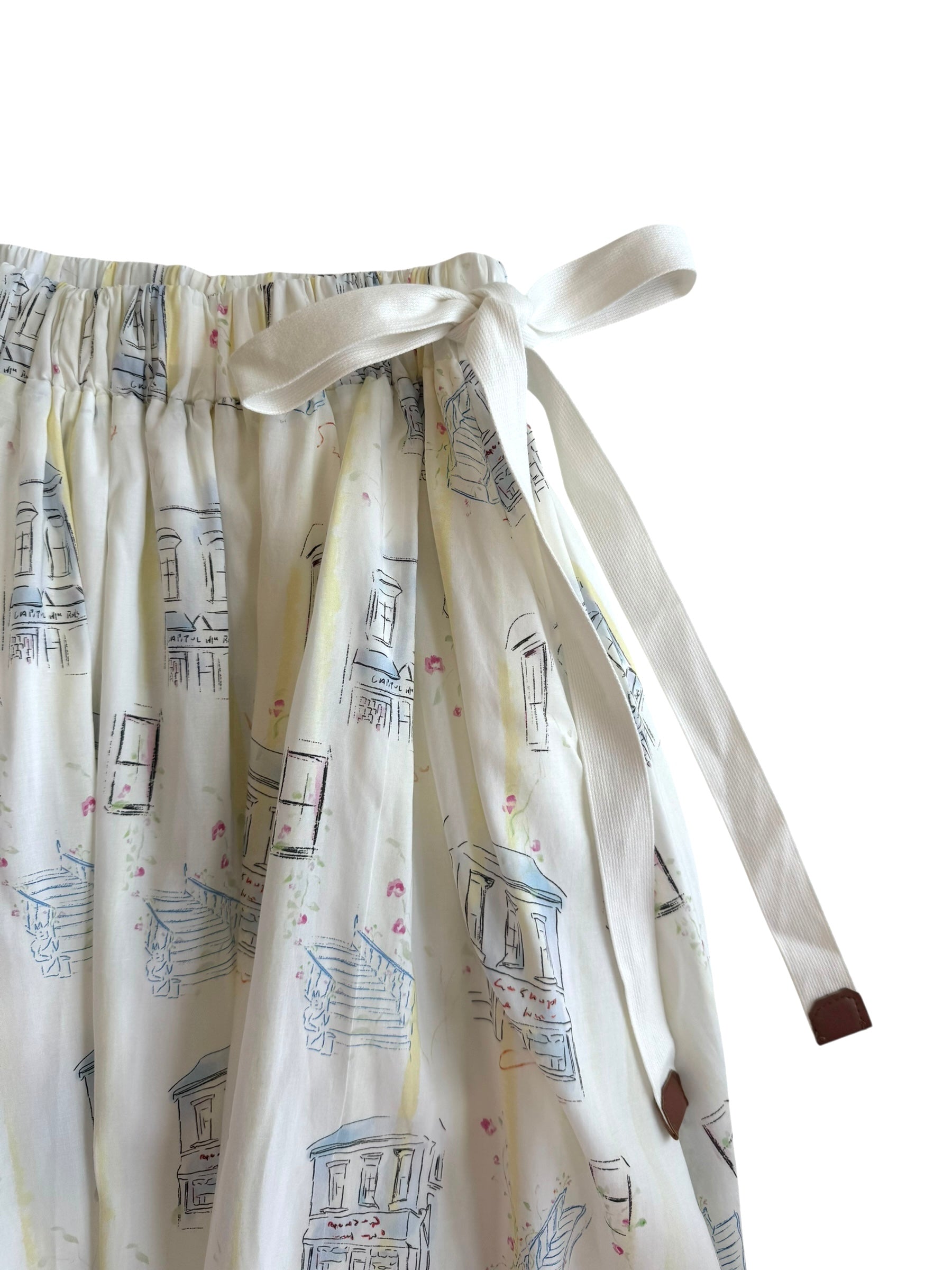 Barlet Midi Skirt Blue Multi
