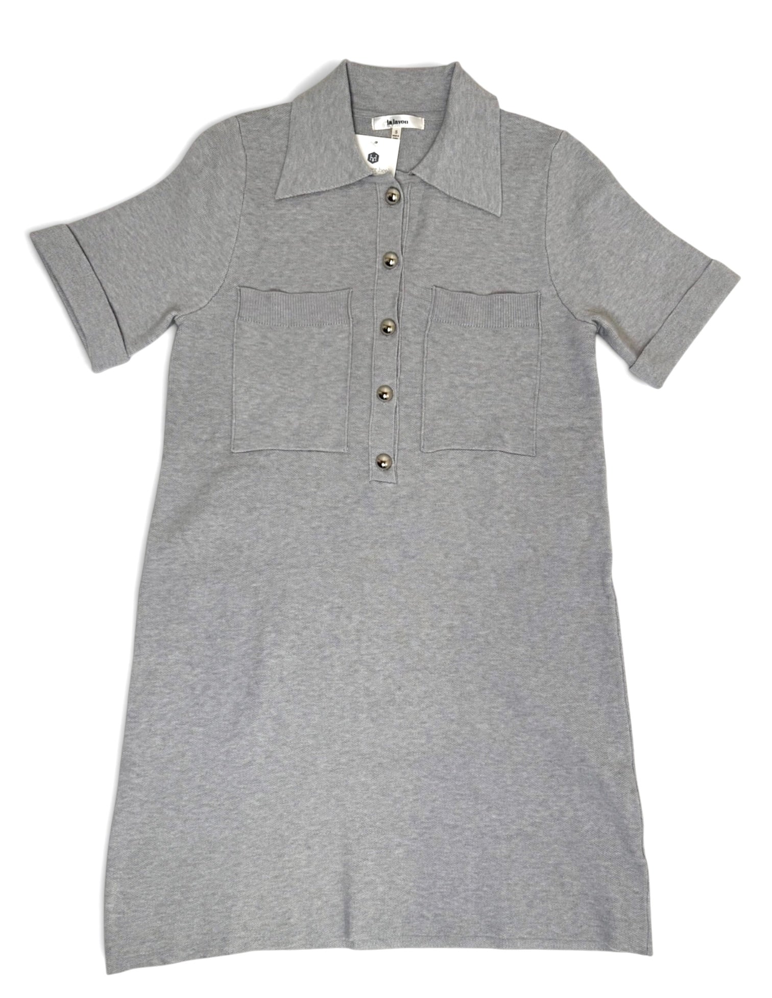 Poppy Sweater Dress H Grey