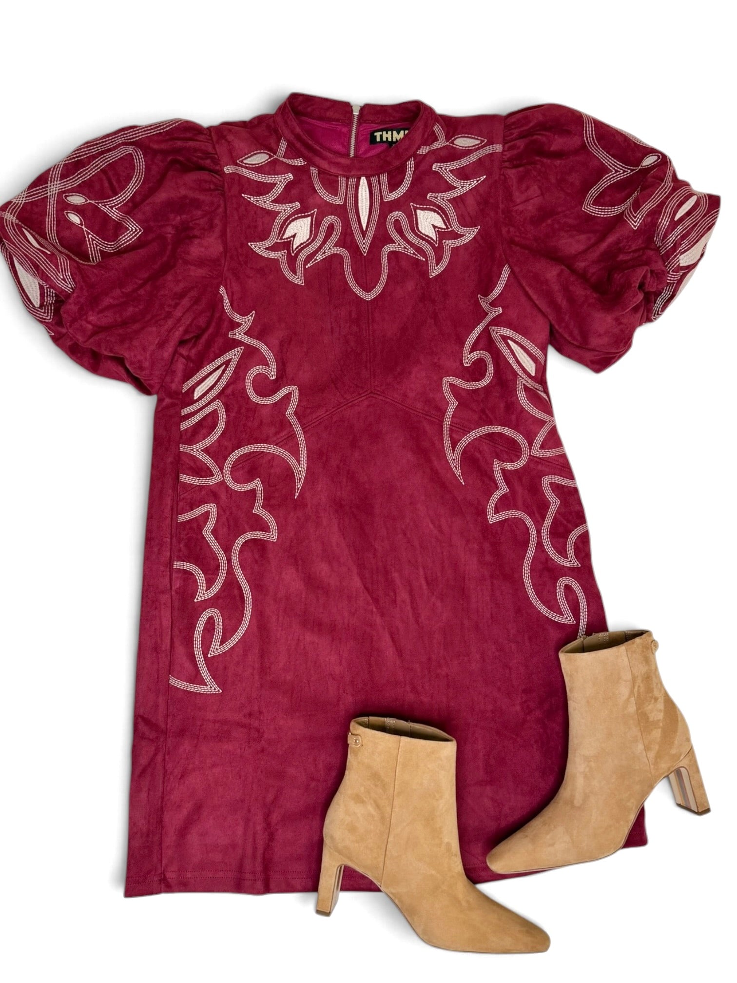 Mallory Dress Brugundy