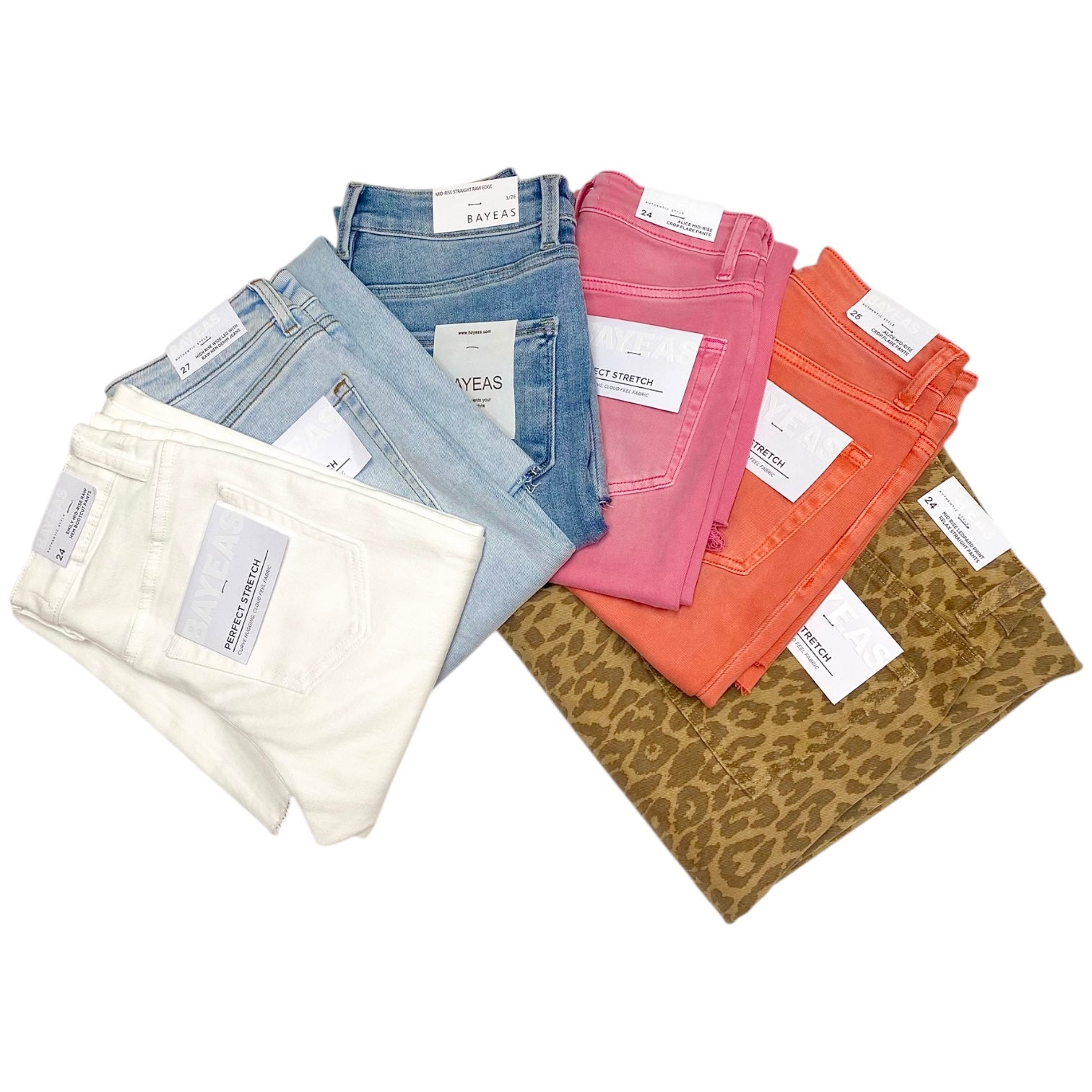 Alice Crop Flare Jeans Tangerine
