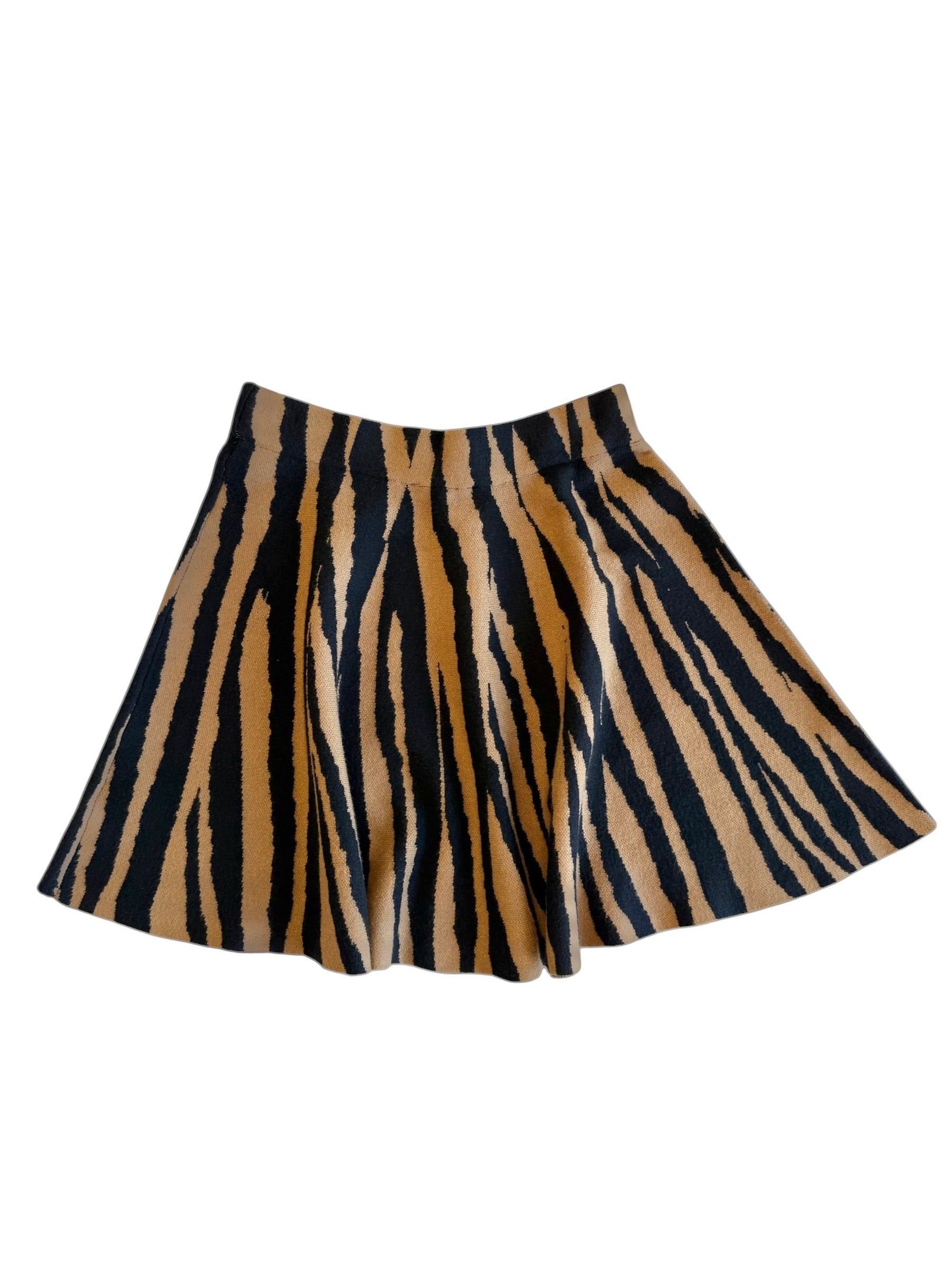 Suri Sweater Skirt Black/Brown