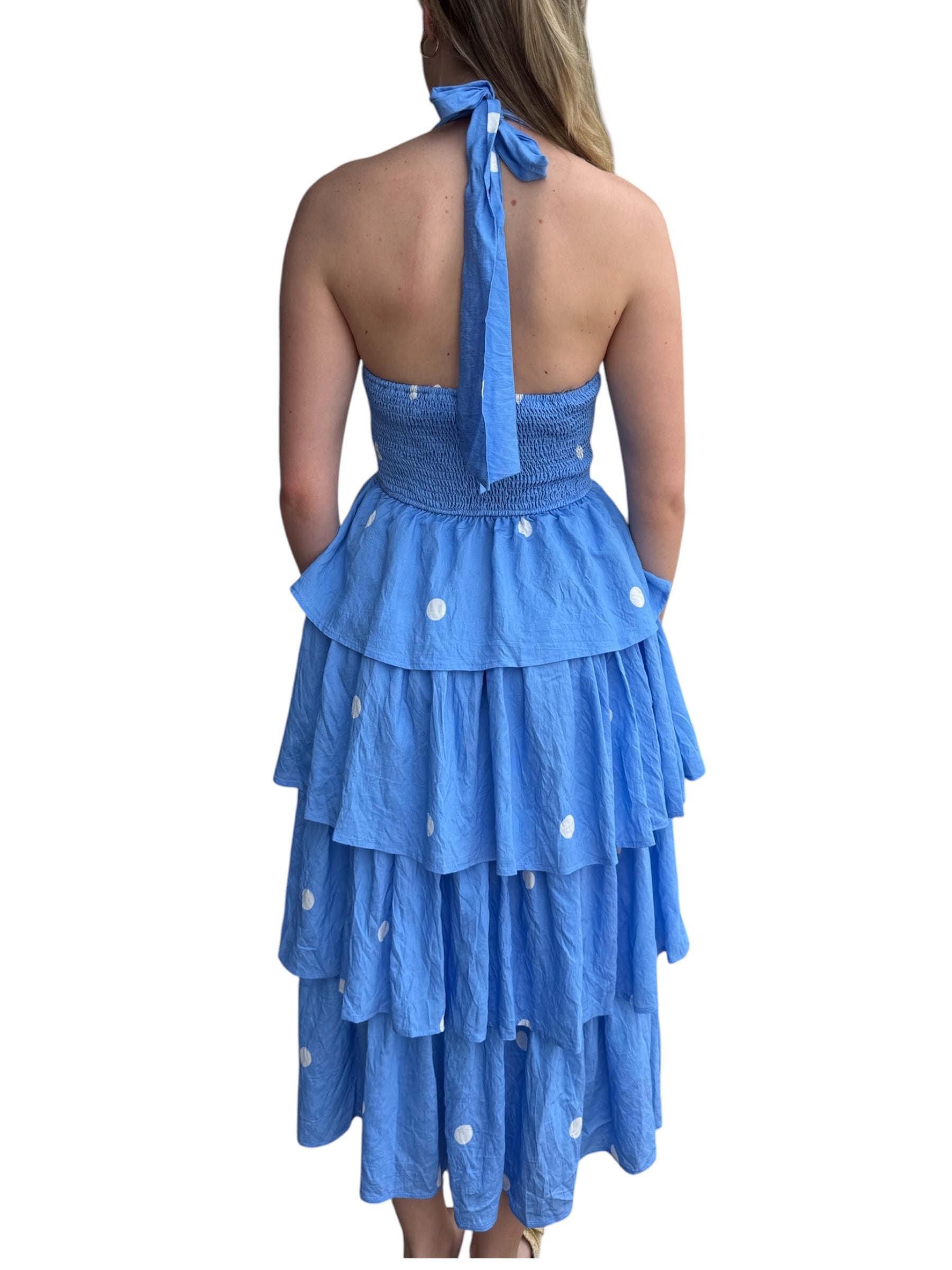 Faith Dress Blue