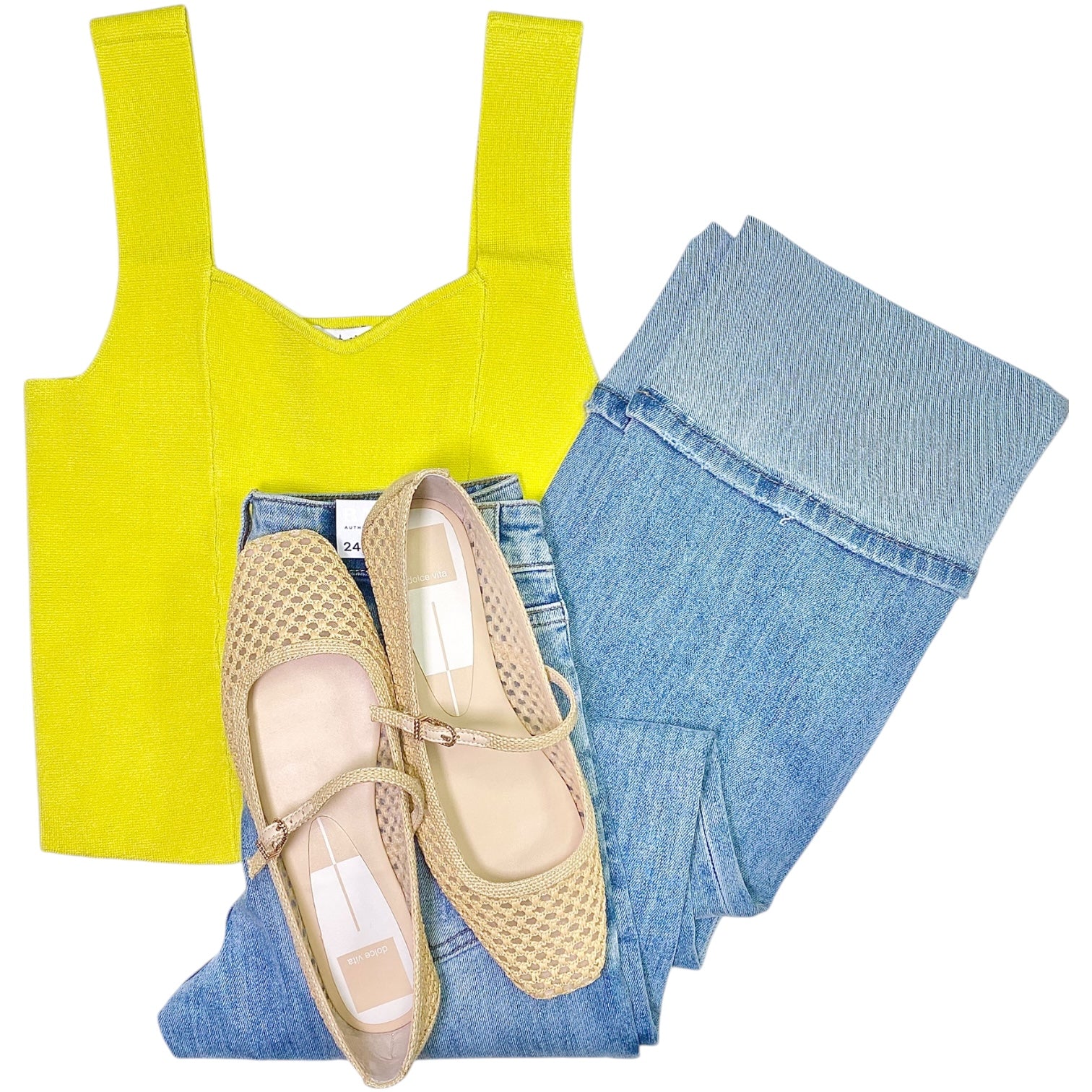 SLVLS Sweater Tank Lemon