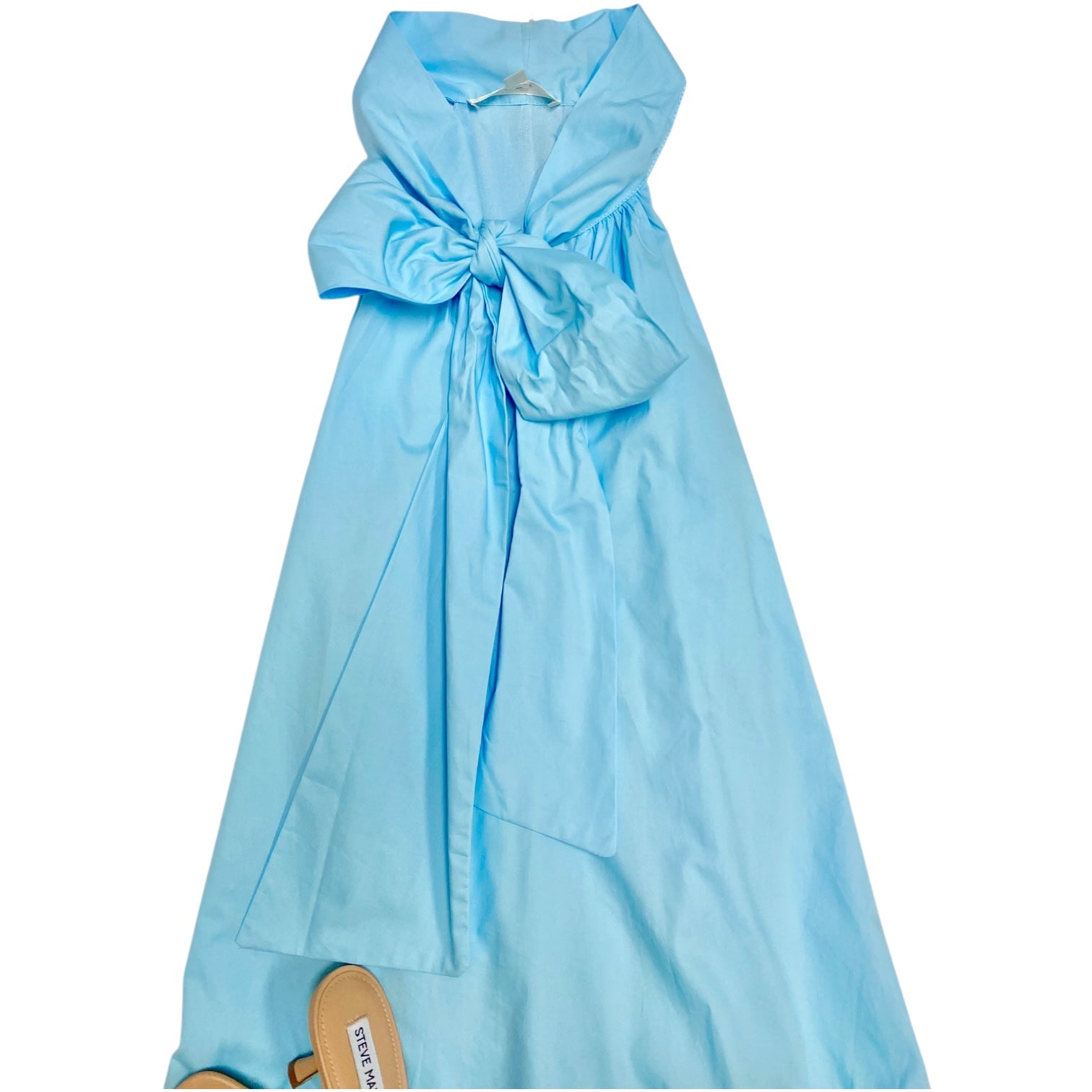 Bow Front Mini Dress LT. Blue