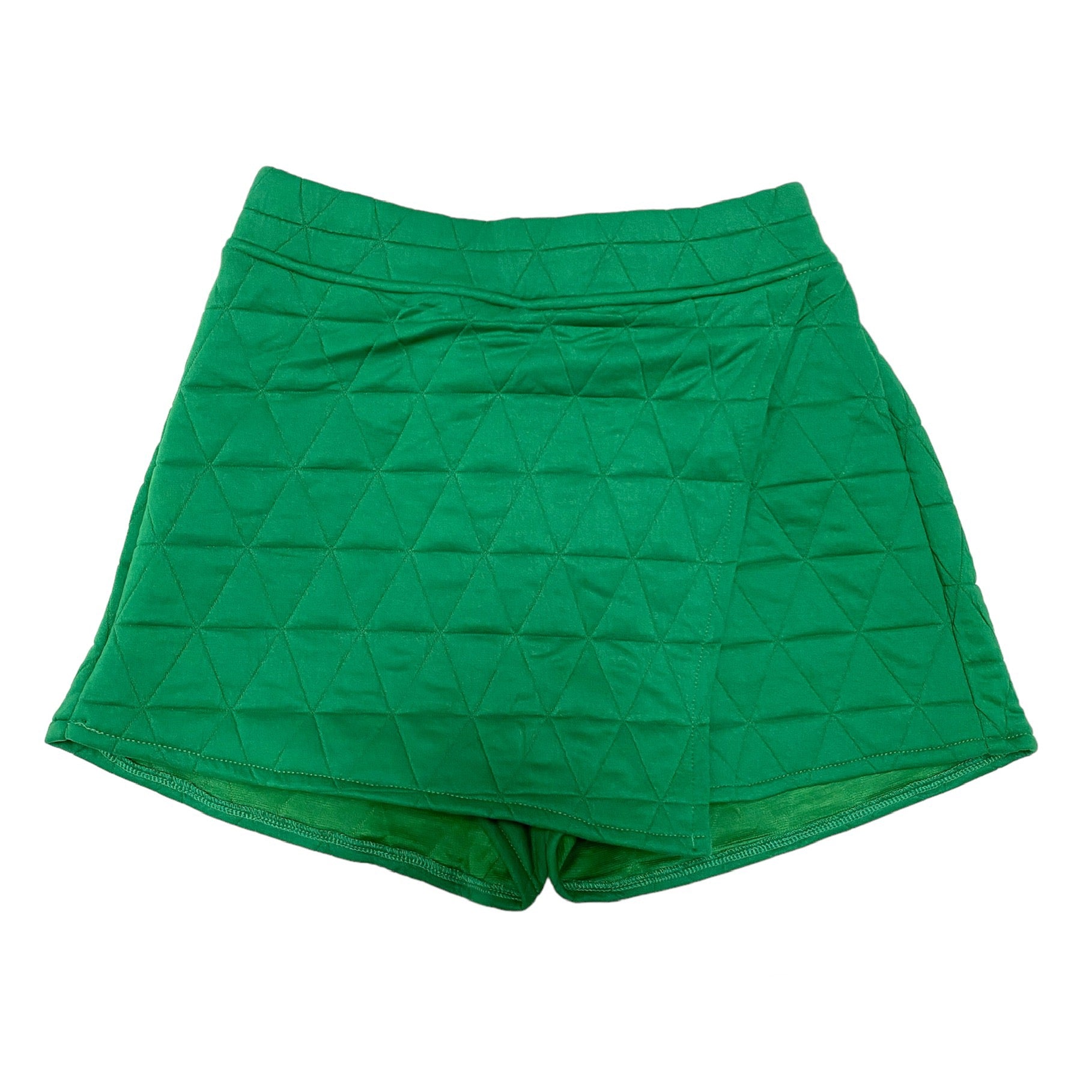 Quilted Skort Green