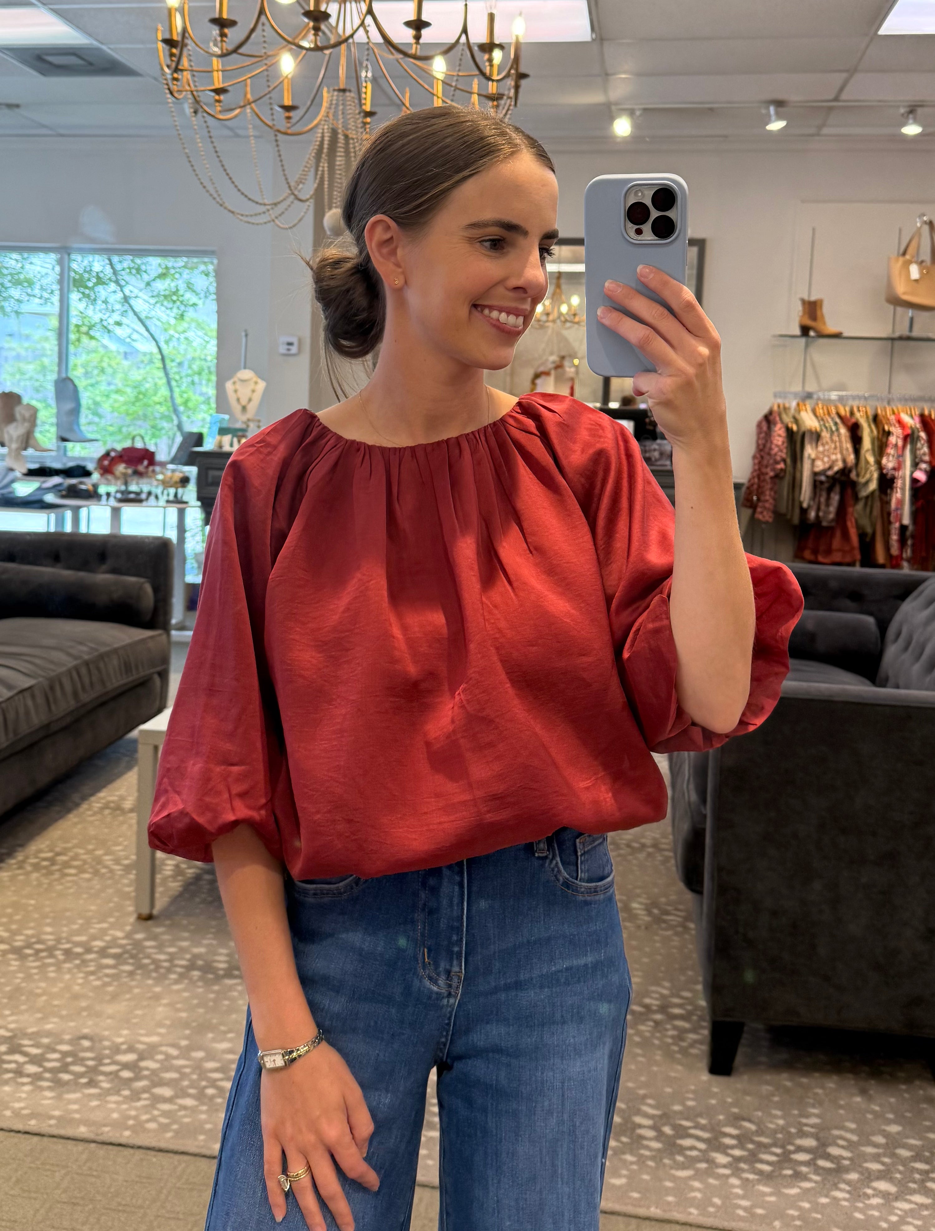 Katelyn Top Burgundy