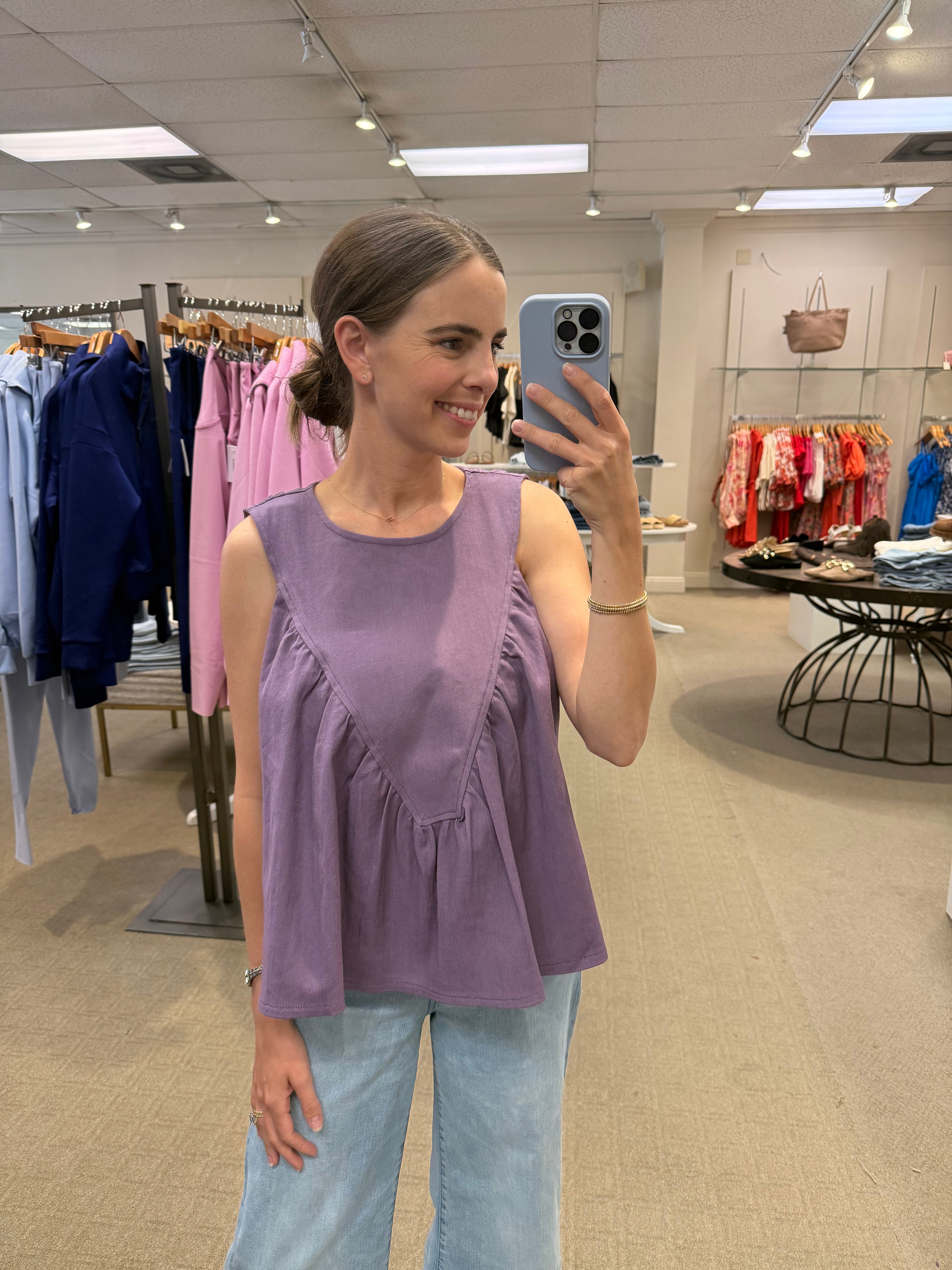 Poydras Slvls Top Purple