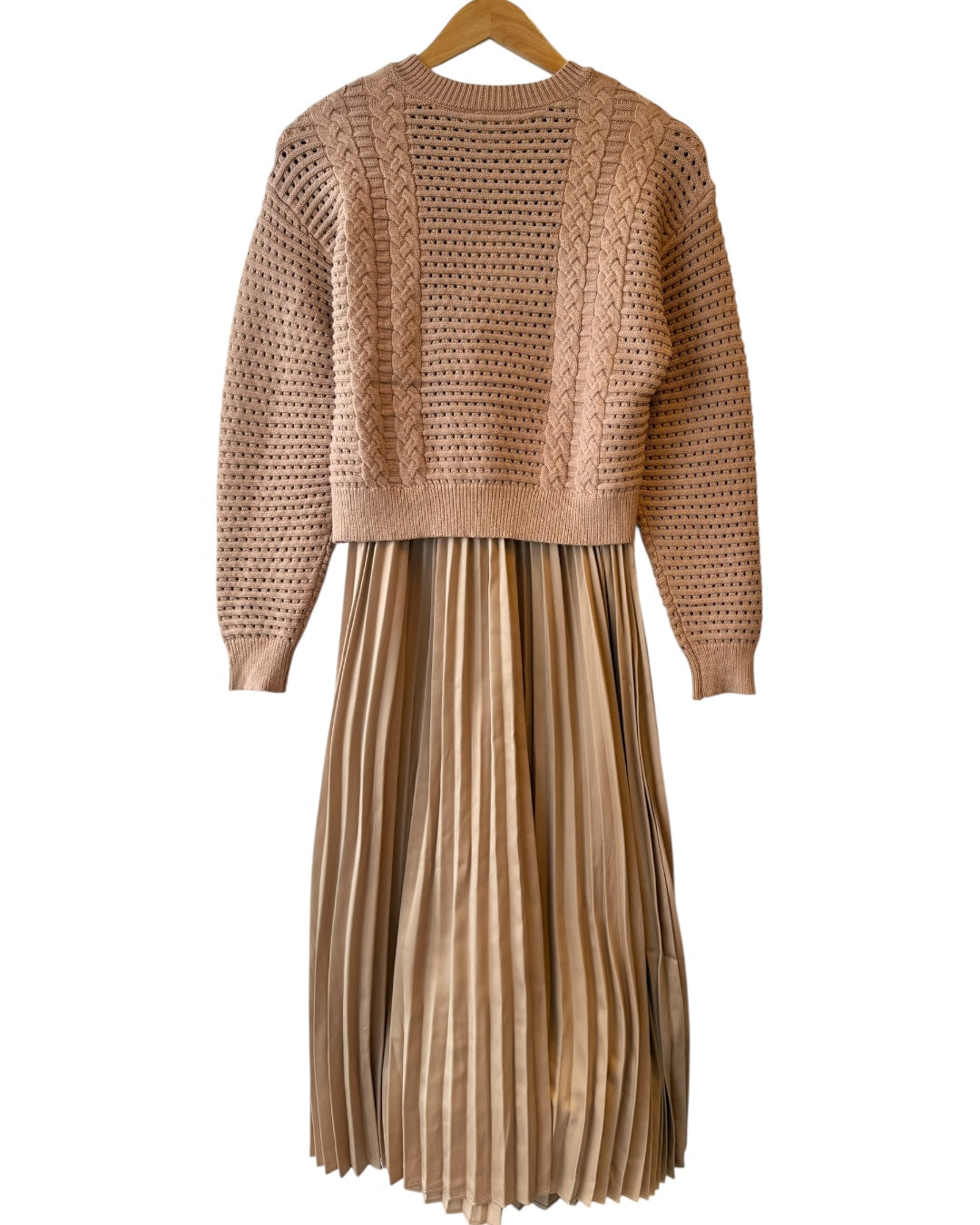 Tracy Layered Dress Tan