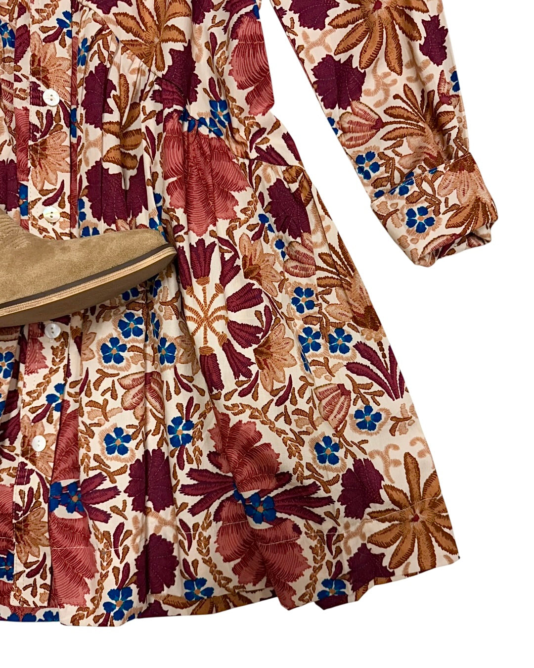 Karmen Dress Cream/Rust