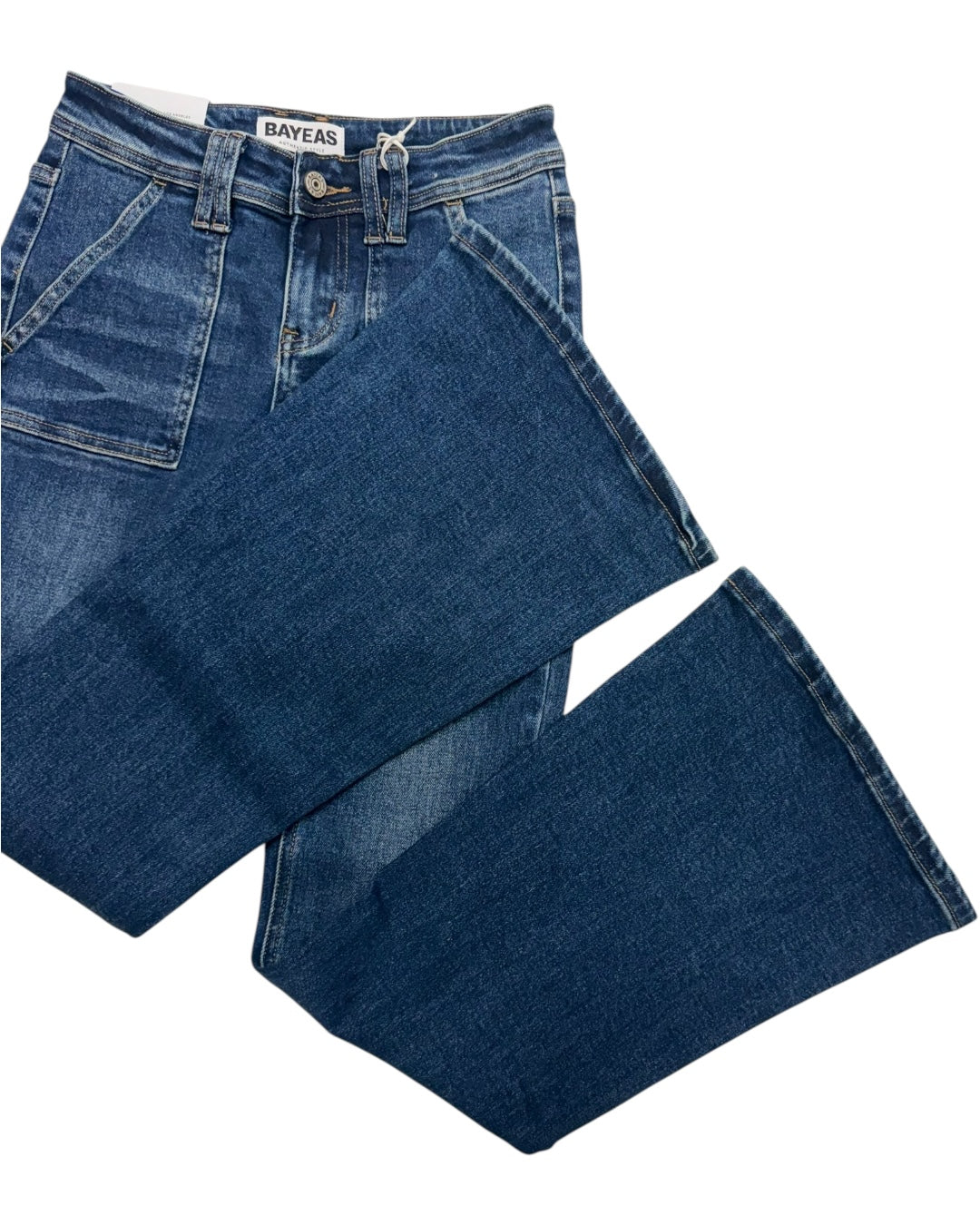 Jess Low Rise Flare Deep Sea