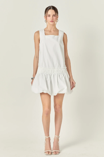 Paisley Dress Off White