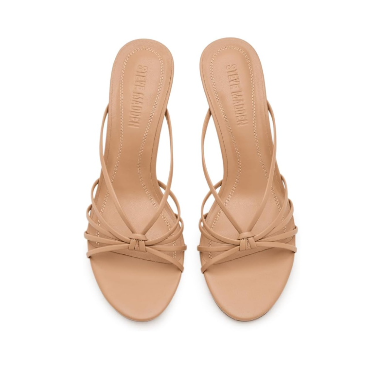 Edna Heel Tan Leather