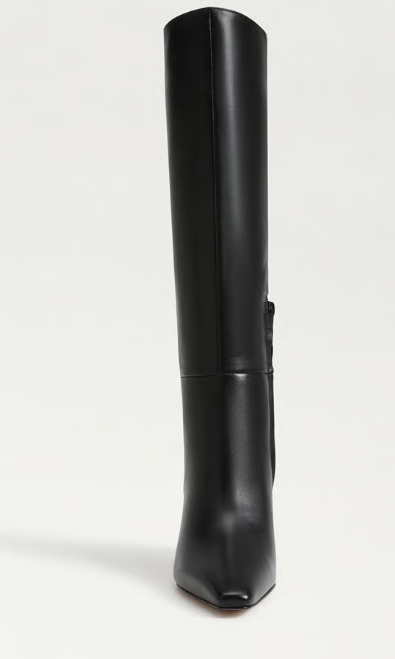 Sylvia Leather Tall Boot Black
