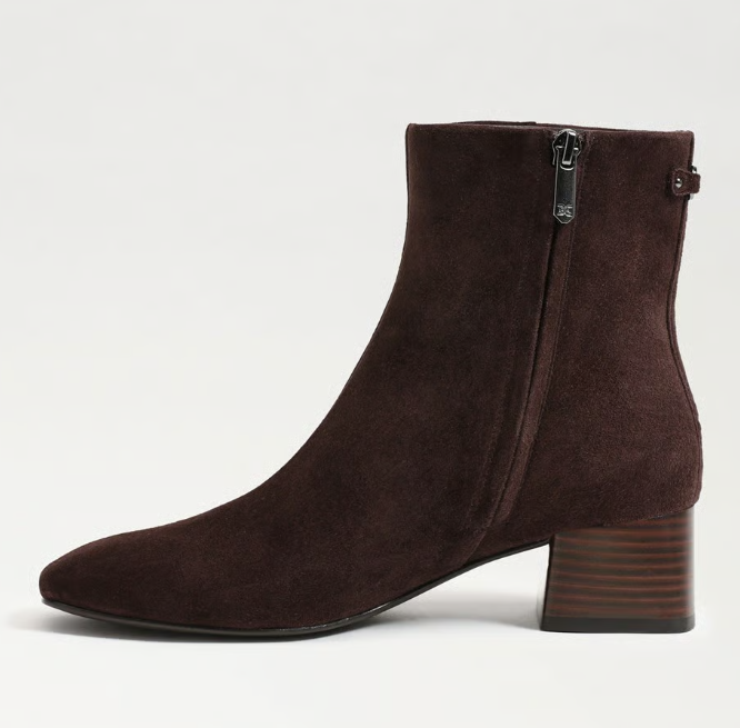 Paige Block Heel Bootie Cafe Noir