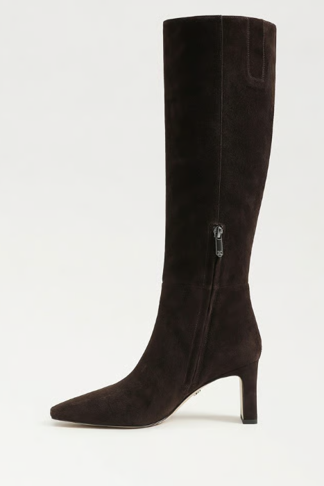 Sylvia Suede Tall Boot Cafe Noir
