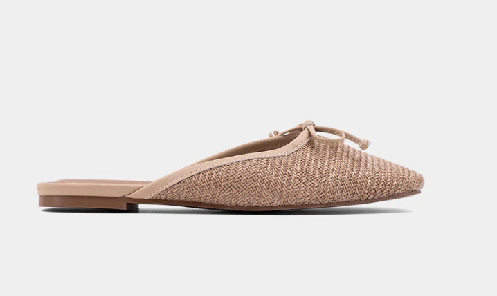 Woven Mule Natural Woven