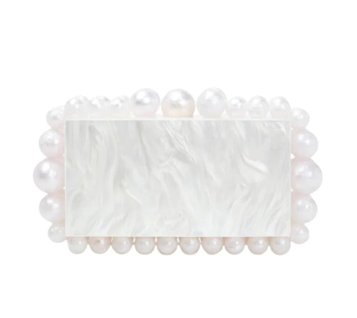 Cava Clutch White