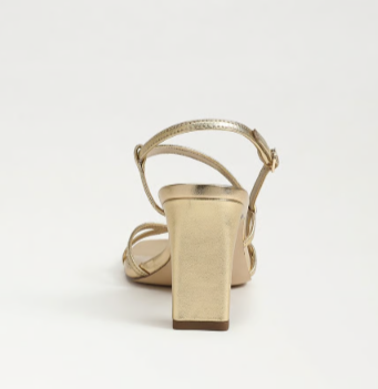 Strappy Cocktail Sandal Gold