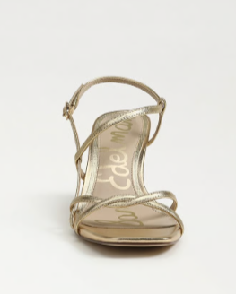 Strappy Cocktail Sandal Gold