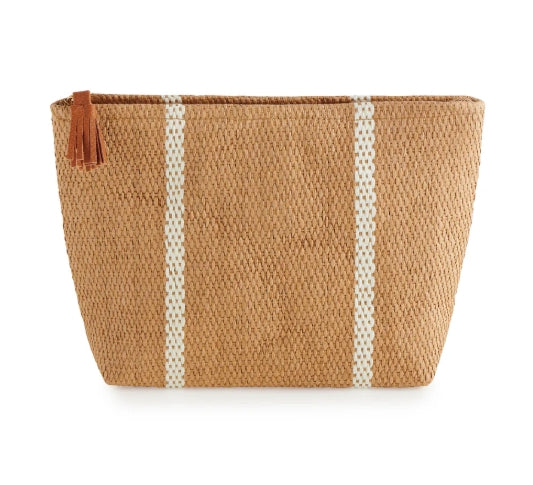 Riva Zip Pouch Tan