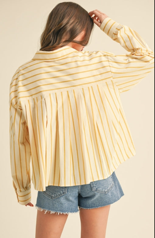 Prescott Button Down Custard Duon