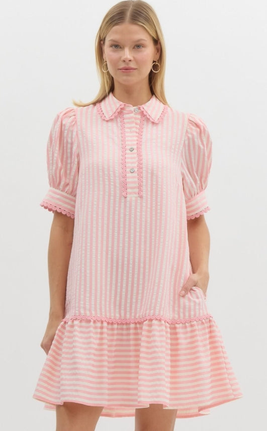 Daphne Dress LT. Pink