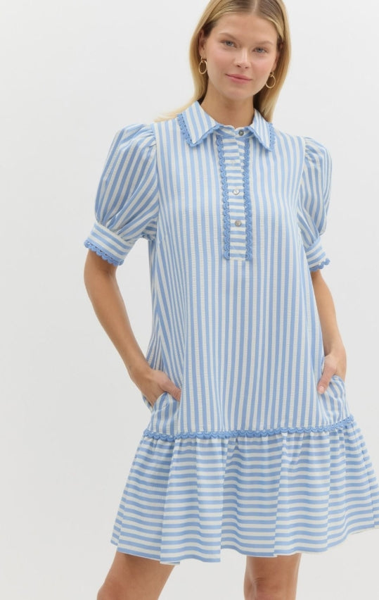 Daphne Dress Blue