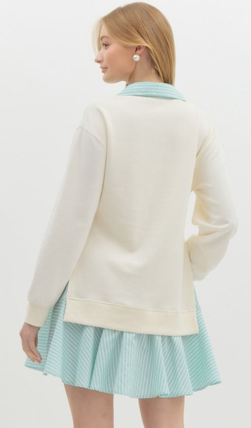 Catalina Sweater Dress Cream