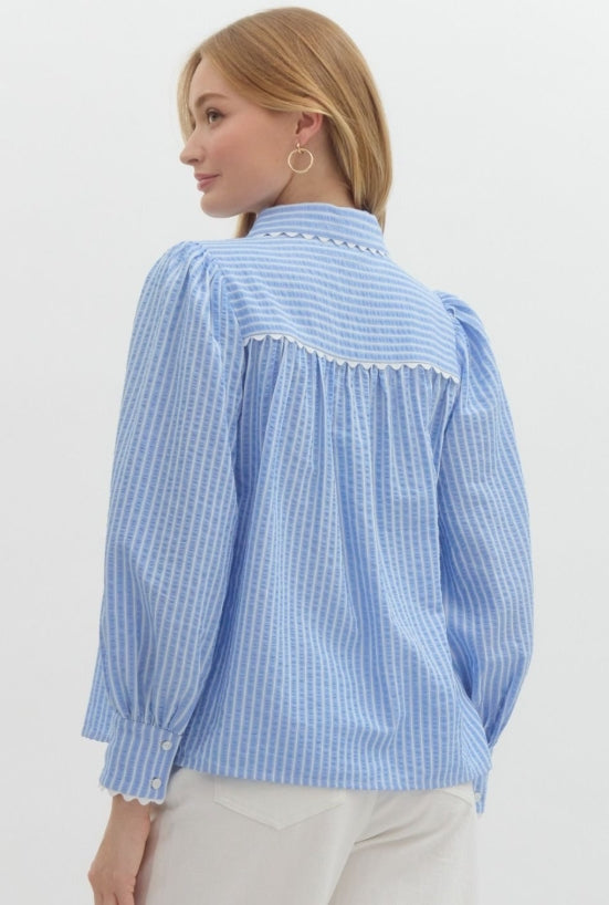 Clara Top Blue