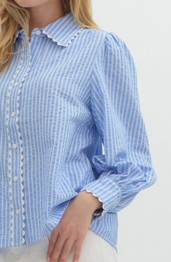 Clara Top Blue