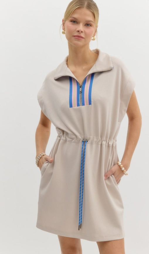 Camila Dress LT. Taupe
