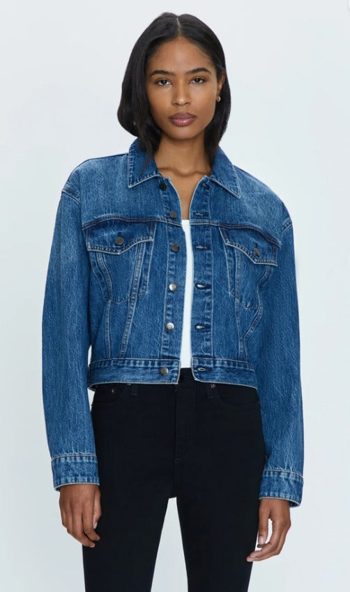 Occasion cropped jacket store