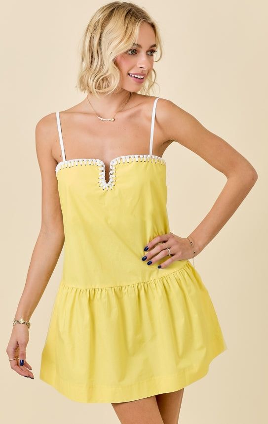 Halsey Dress Lemon