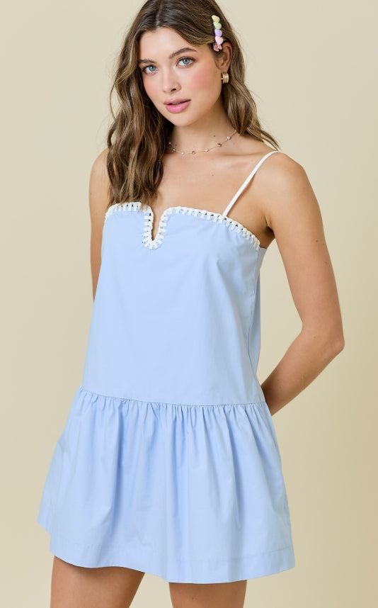 Halsey Dress LT. Blue