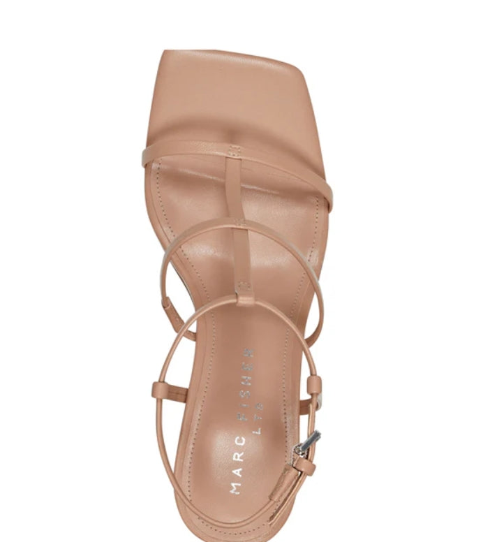 Dennie Strappy Heel MD. Natural