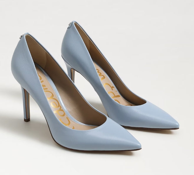 Pointed Toe Pump Blue
