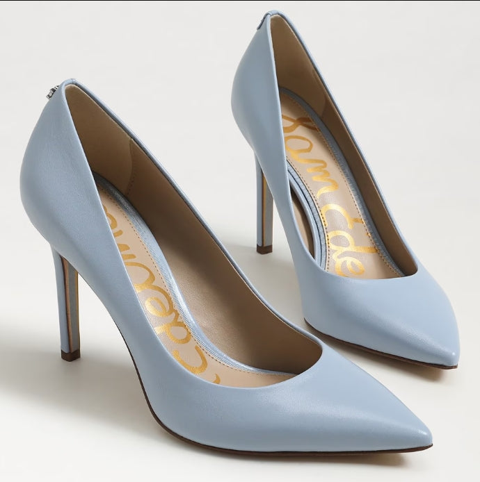 Pointed Toe Pump Blue