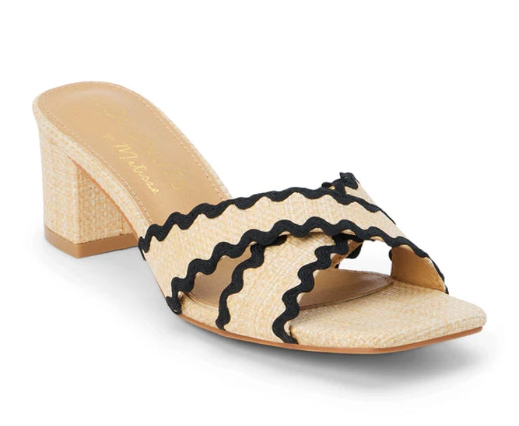 Block Heel Sandal Natural