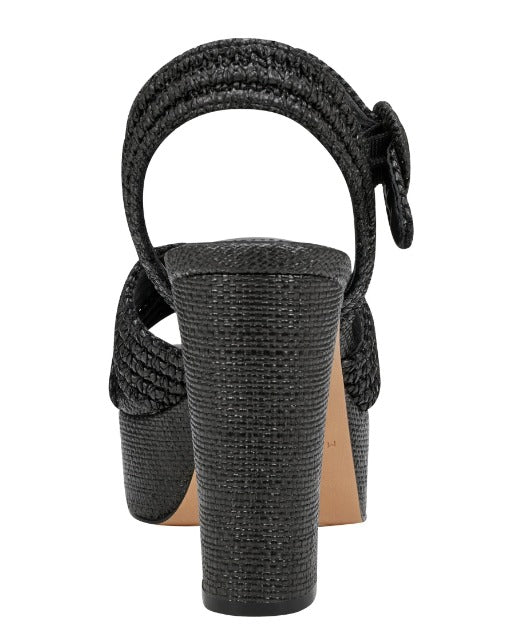 Chesse Platform Sandal Black