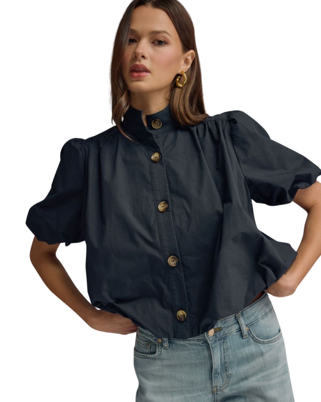 Agatha Top Black